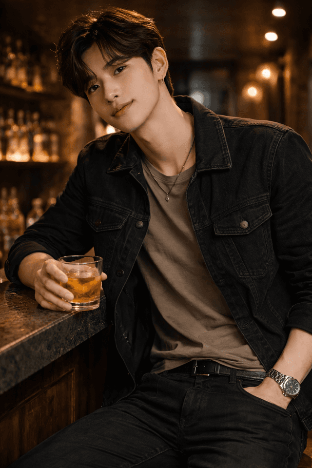 AI 프로필 예시 - 남성